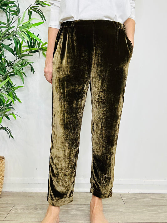 Velvet Trousers - Size 36