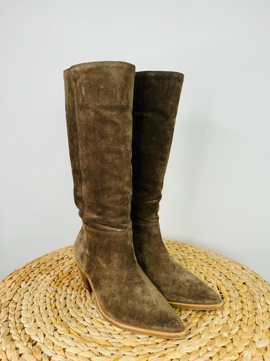 Suede Boots - Size 39