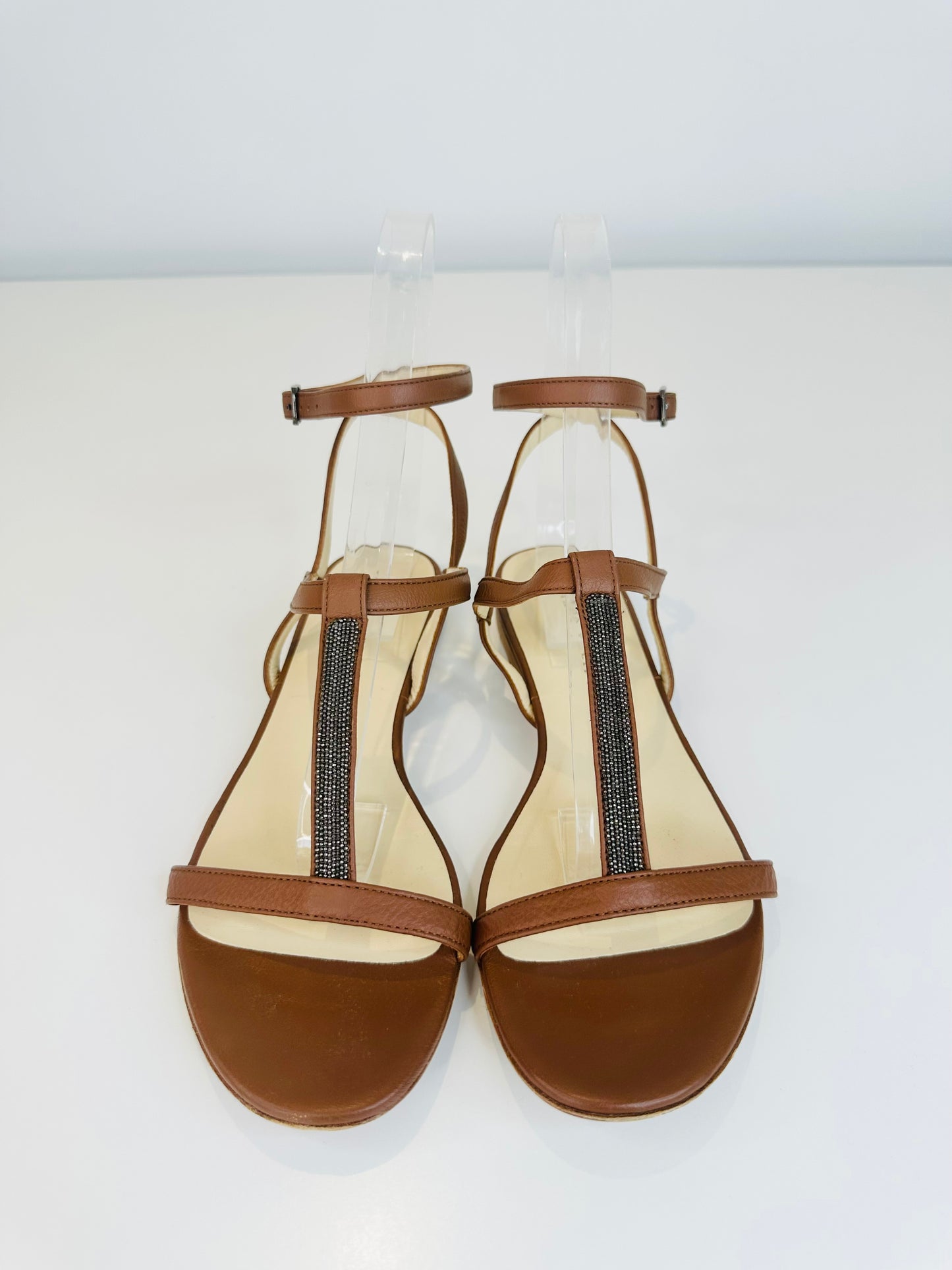 Leather Sandals - Size 39