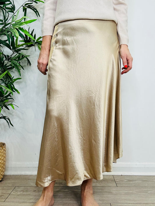 Satin Skirt - Size M