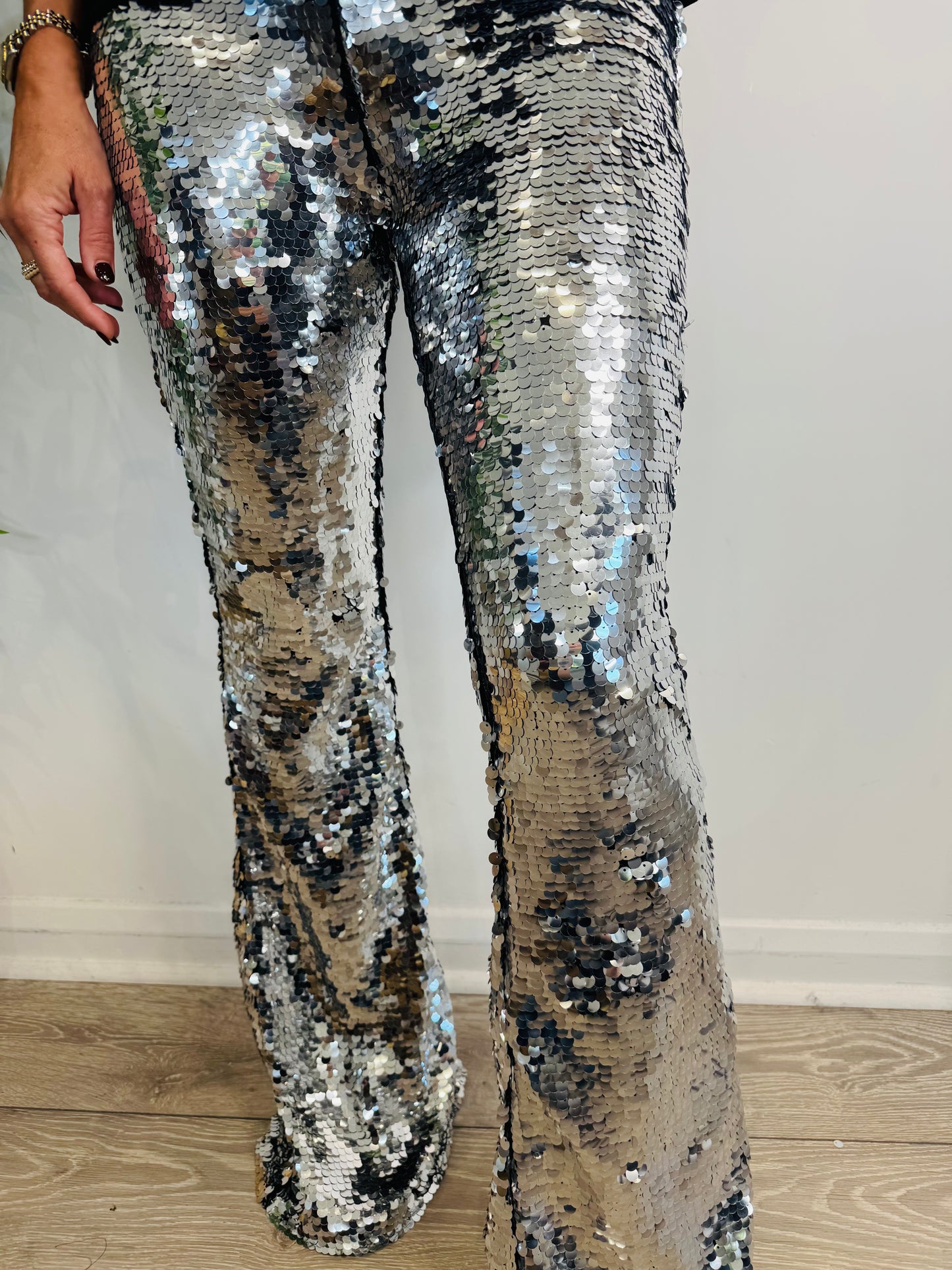 Sequin Cilla Trousers - Size S/M