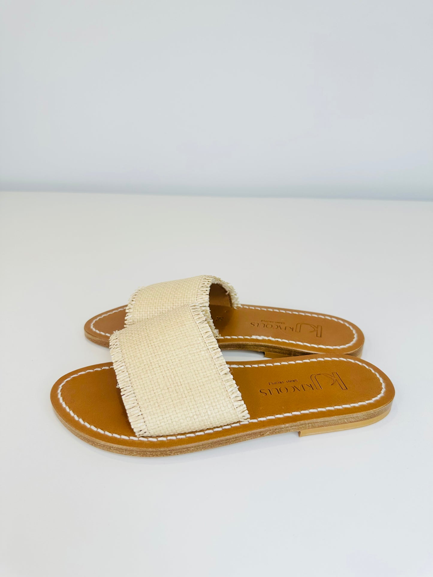Raffia Slides - Size 36
