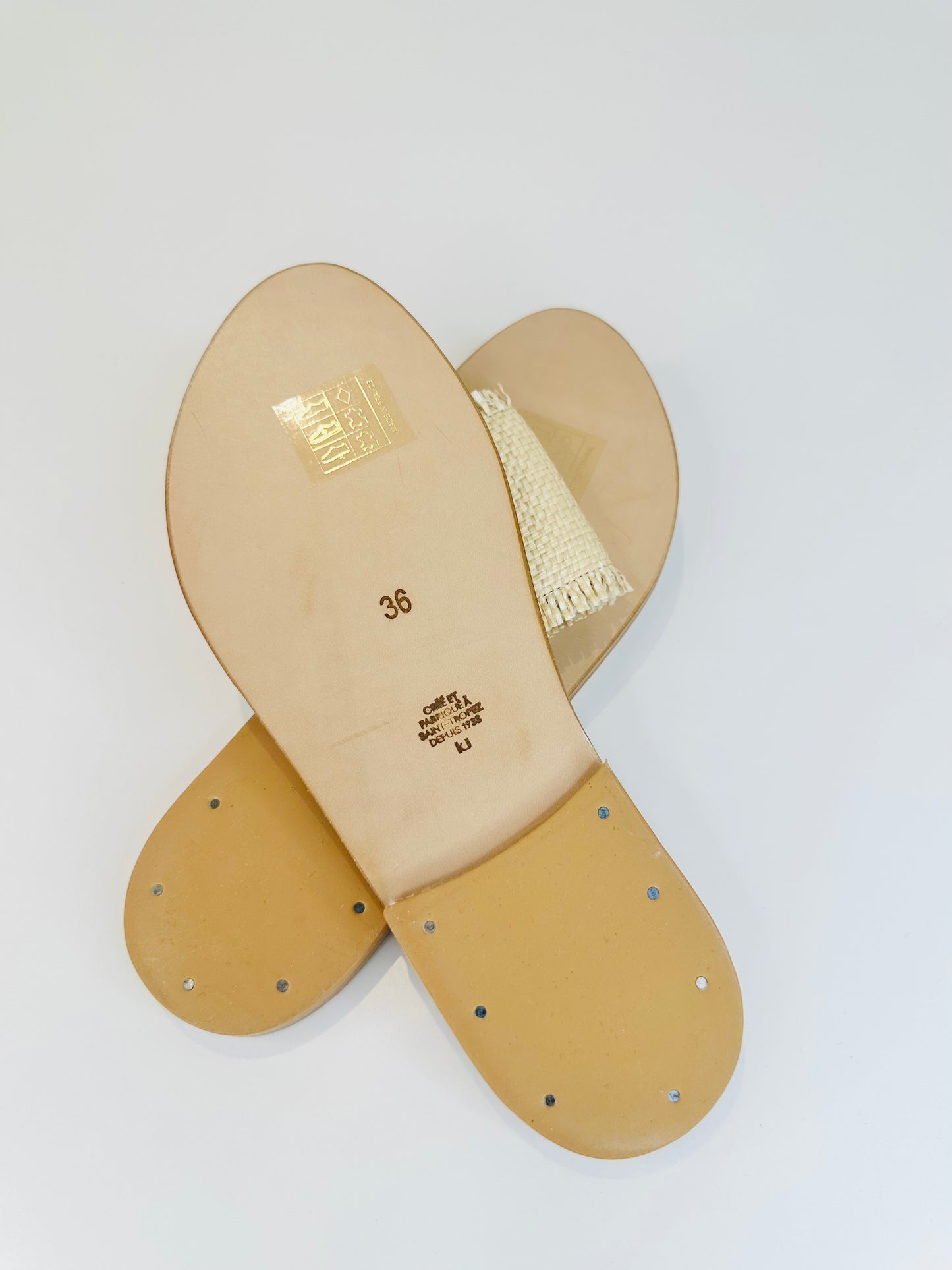 Raffia Slides - Size 36
