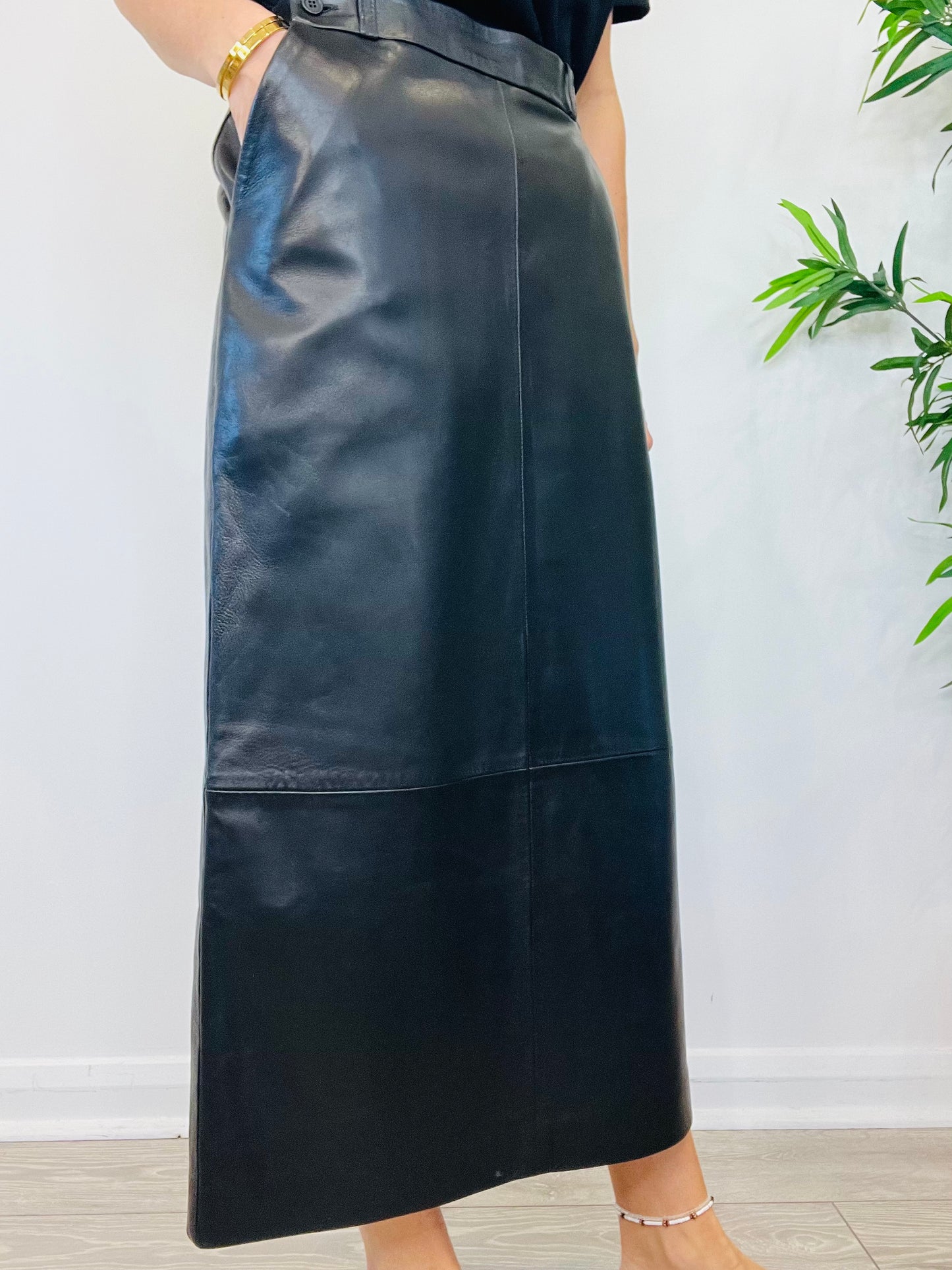 Leather Skirt - Size 14