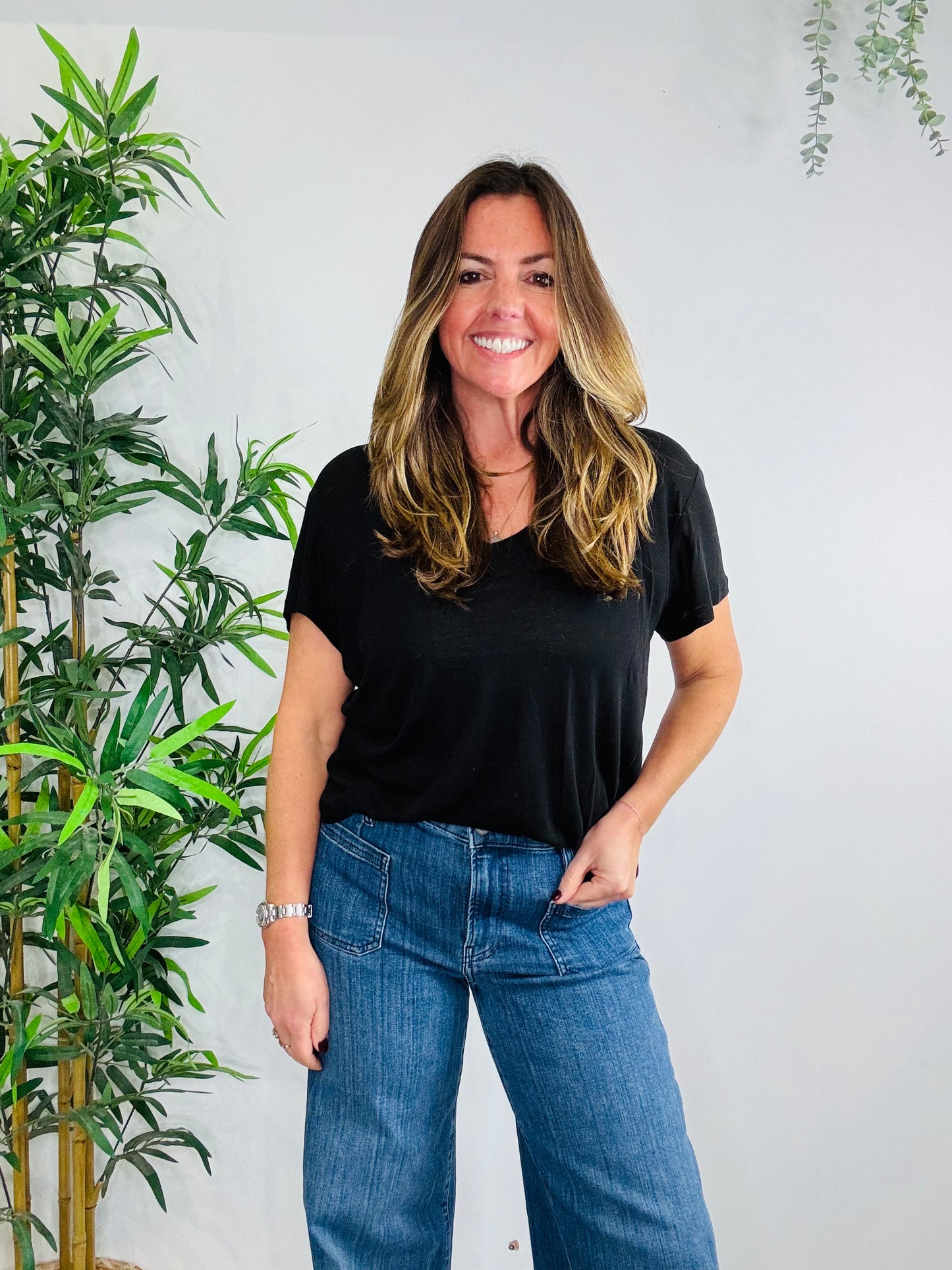 Silk Knit Tee - Size XS