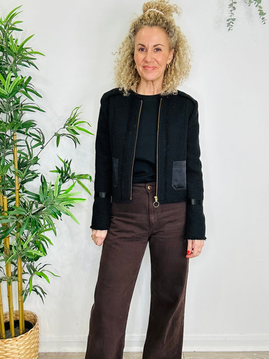 Cropped Jacket - Size 10