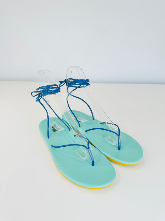 Flip Flop Lace-up Sandals - Size 40