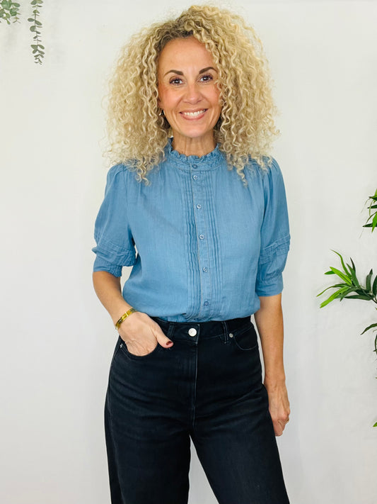 Chambray Blouse - Size 10