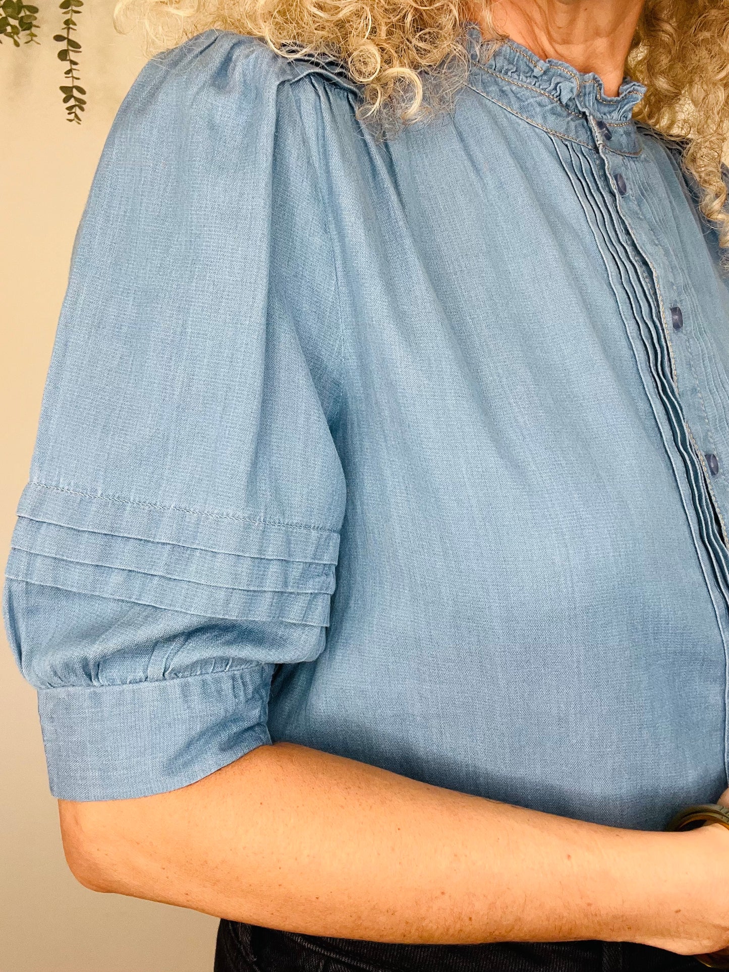 Chambray Blouse - Size 10