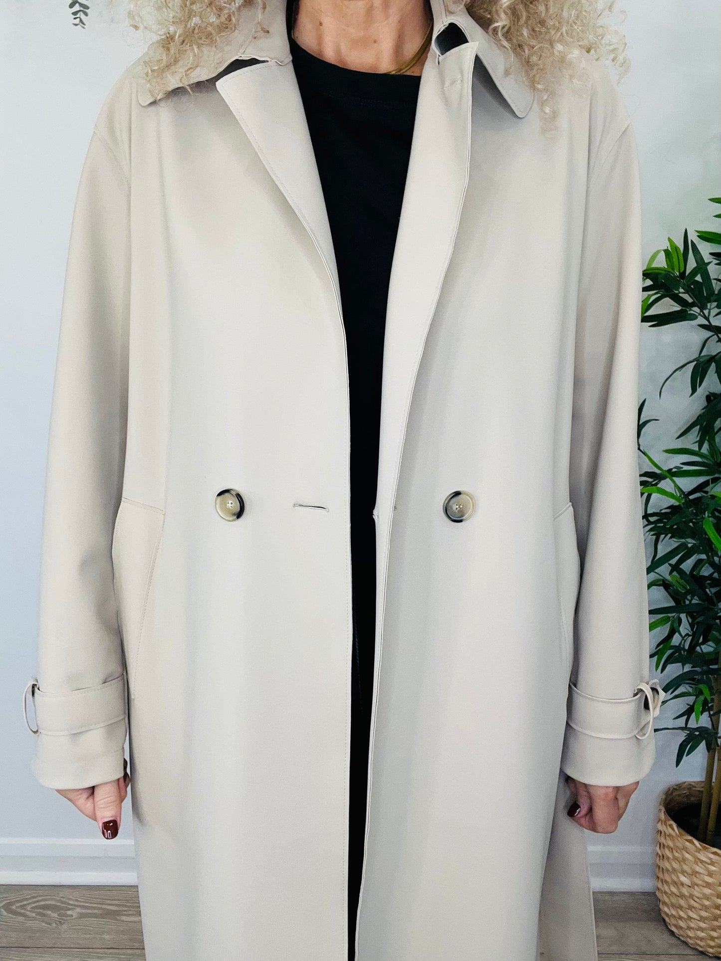 Belted Trench Coat - Size 42IT