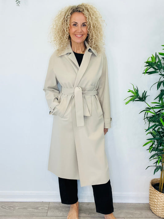 Belted Trench Coat - Size 42IT