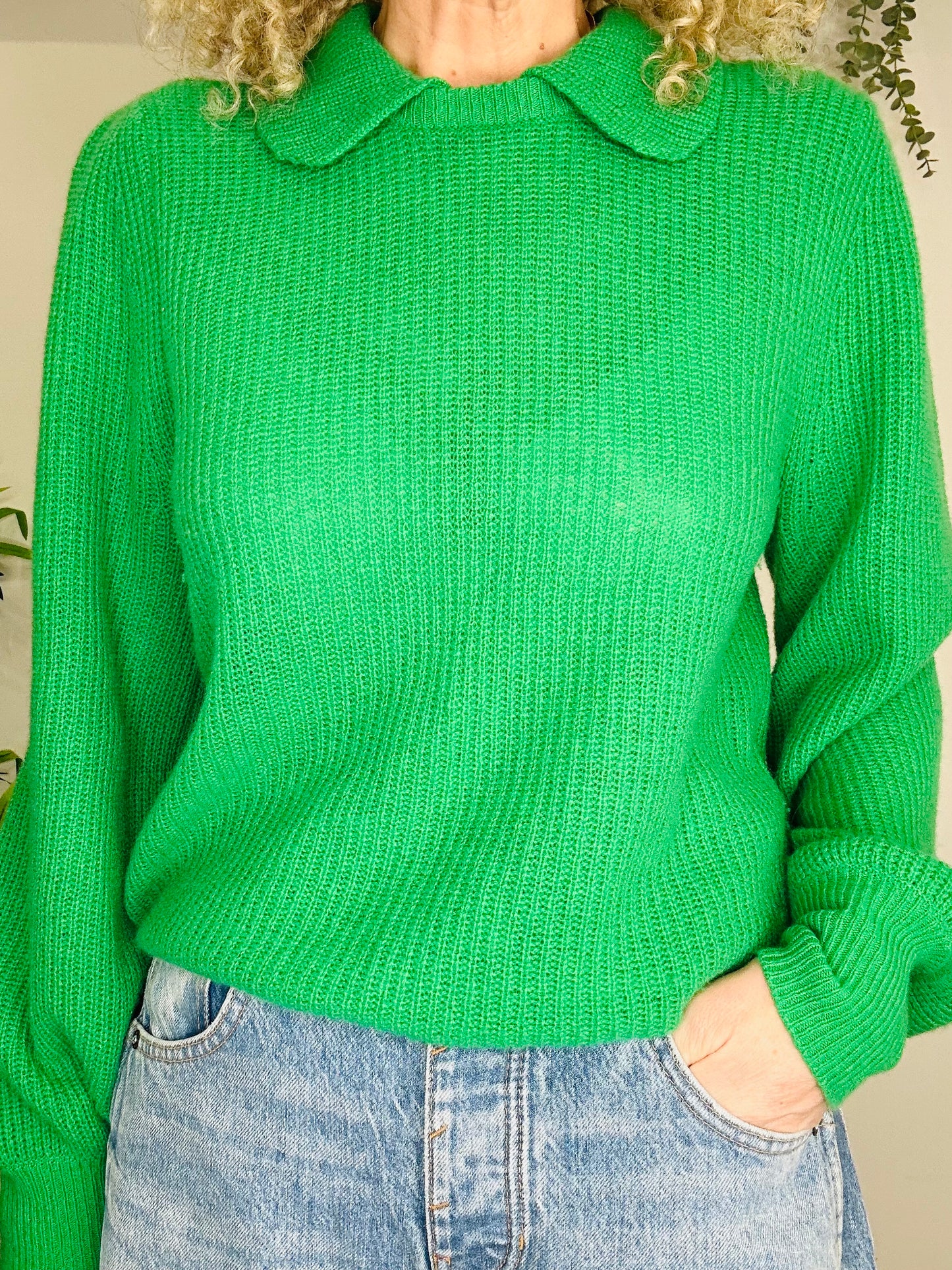 Collared Cashmere Jumper - Size 4