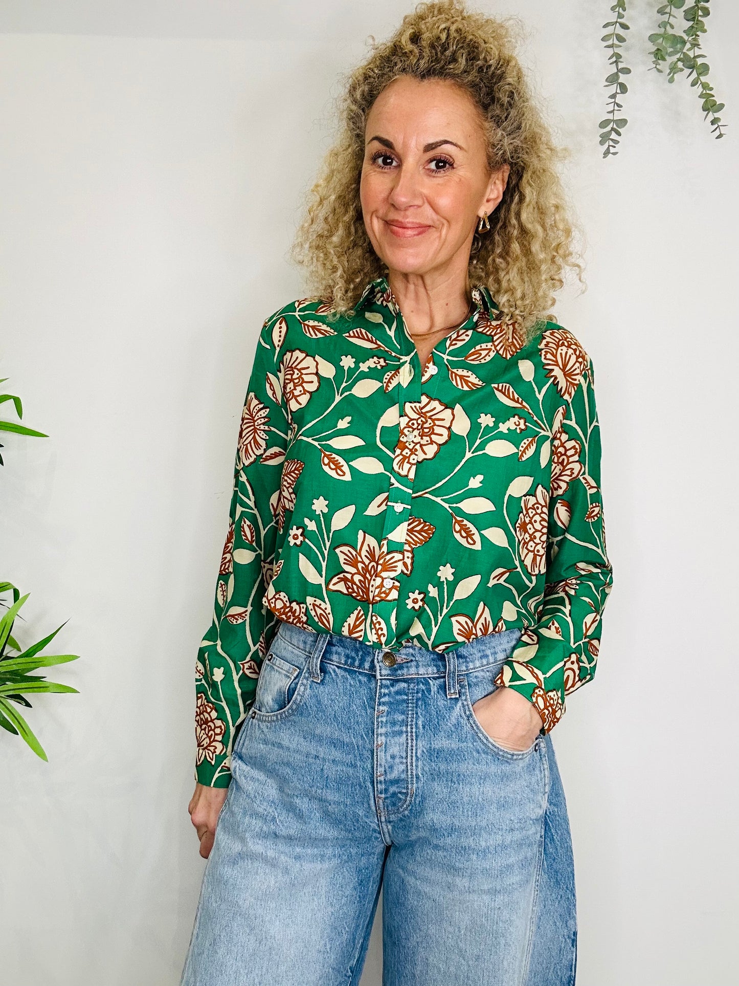 Patterned Shirt - Size 38