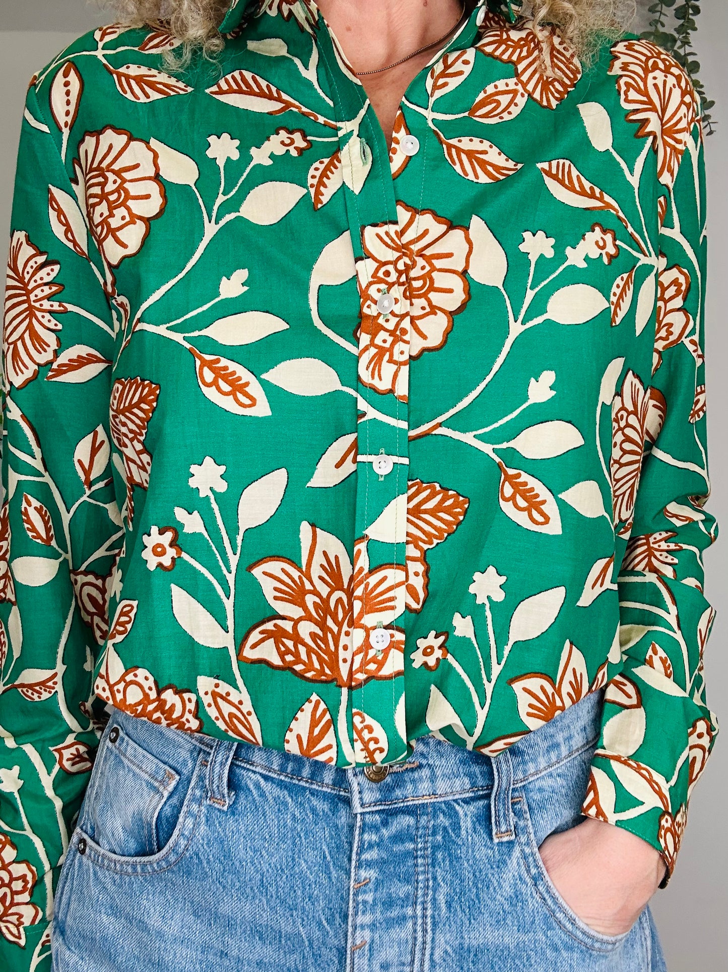 Patterned Shirt - Size 38