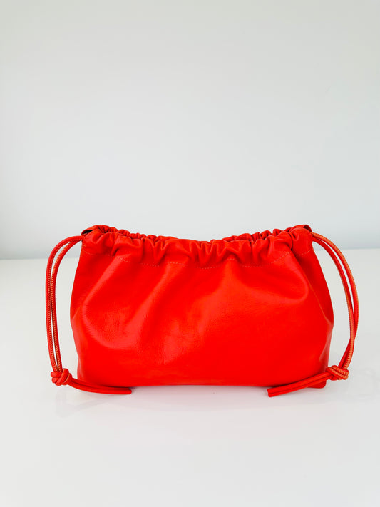 Poinciana Leather Pouch