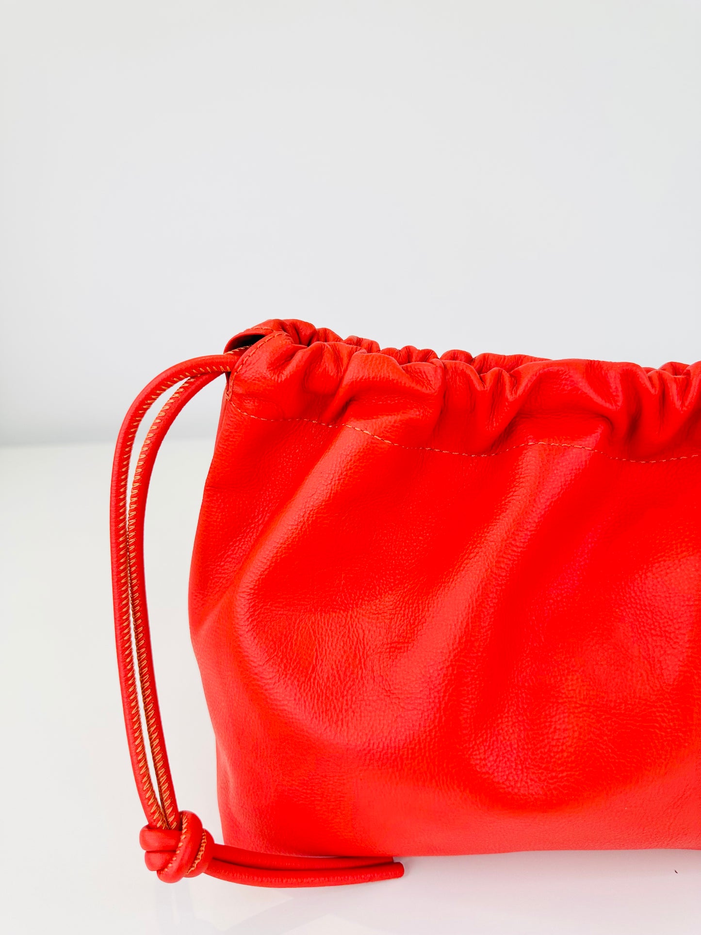 Poinciana Leather Pouch
