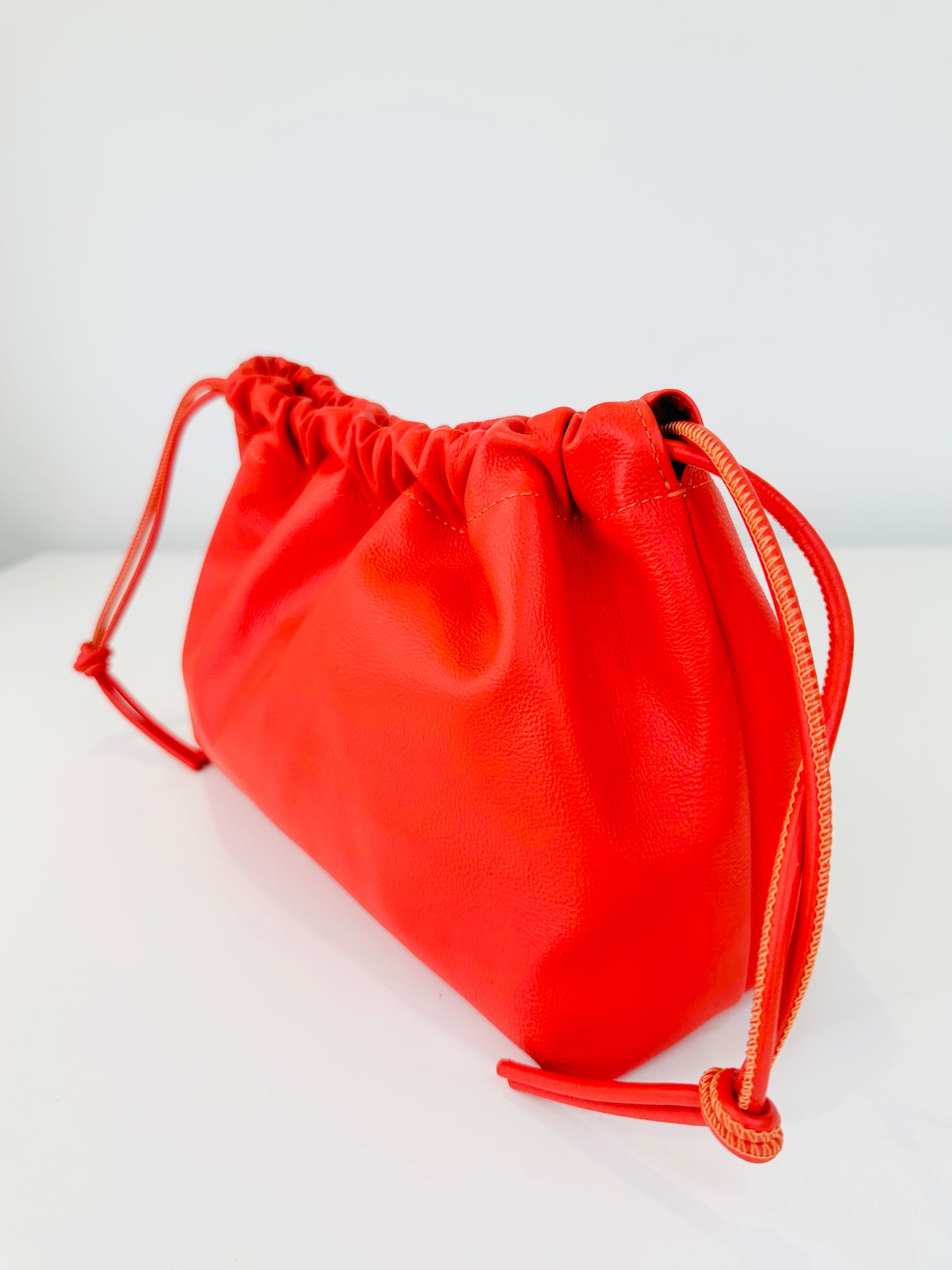 Poinciana Leather Pouch