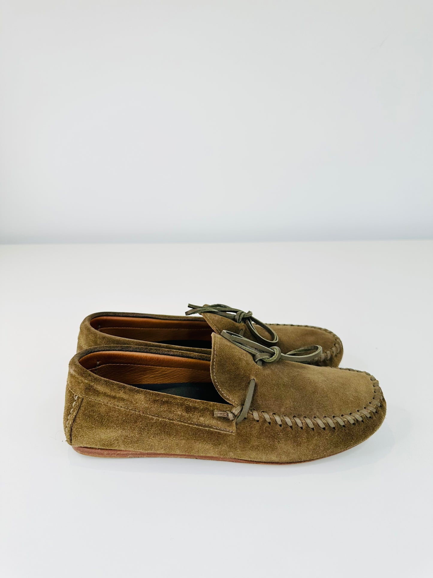 Suede Moccasins - Size 38