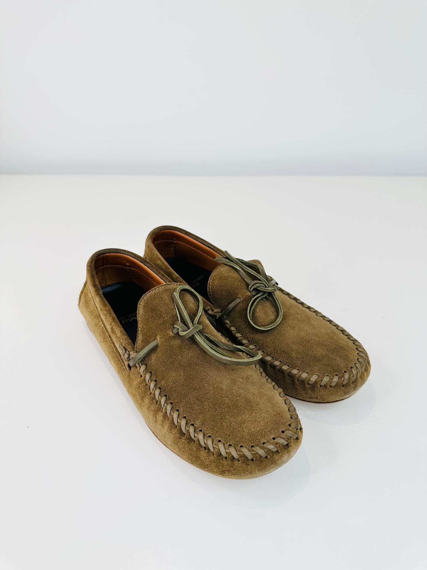 Suede Moccasins - Size 38