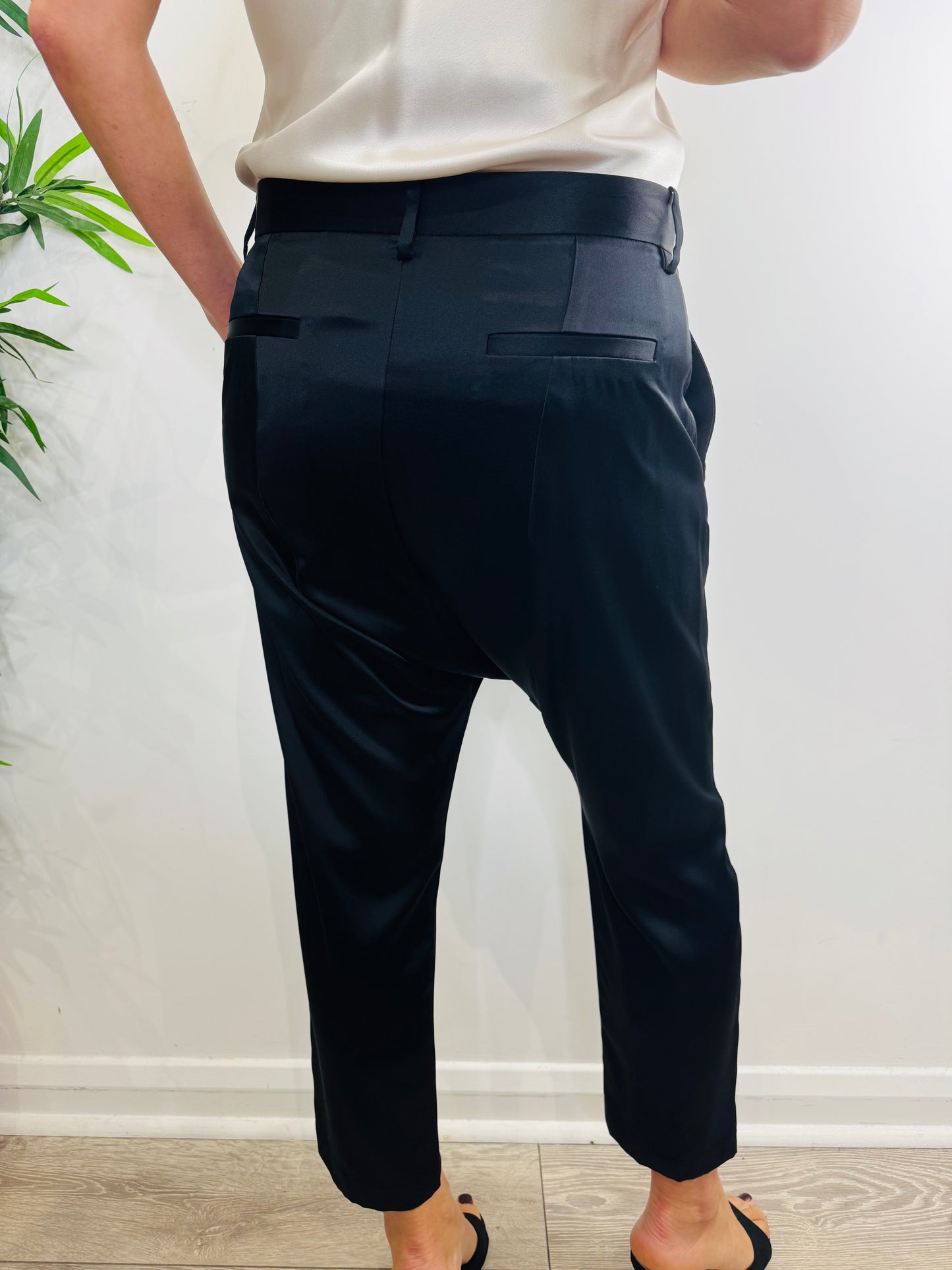 Silk Trouser Suit - Size 10