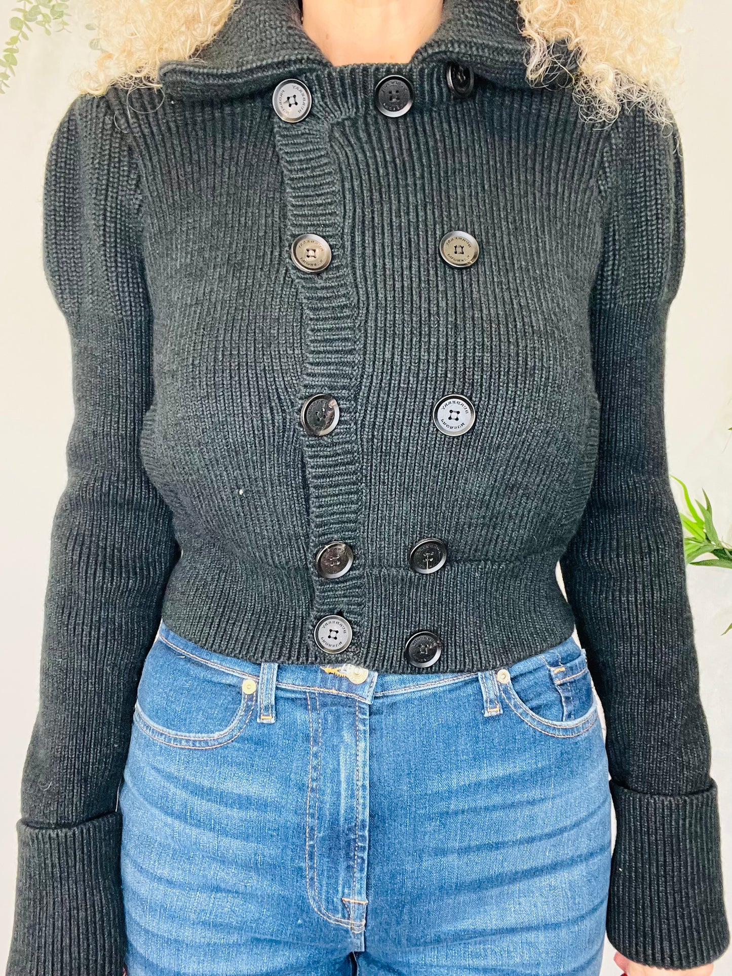 Chunky Knit Cardigan - Size L