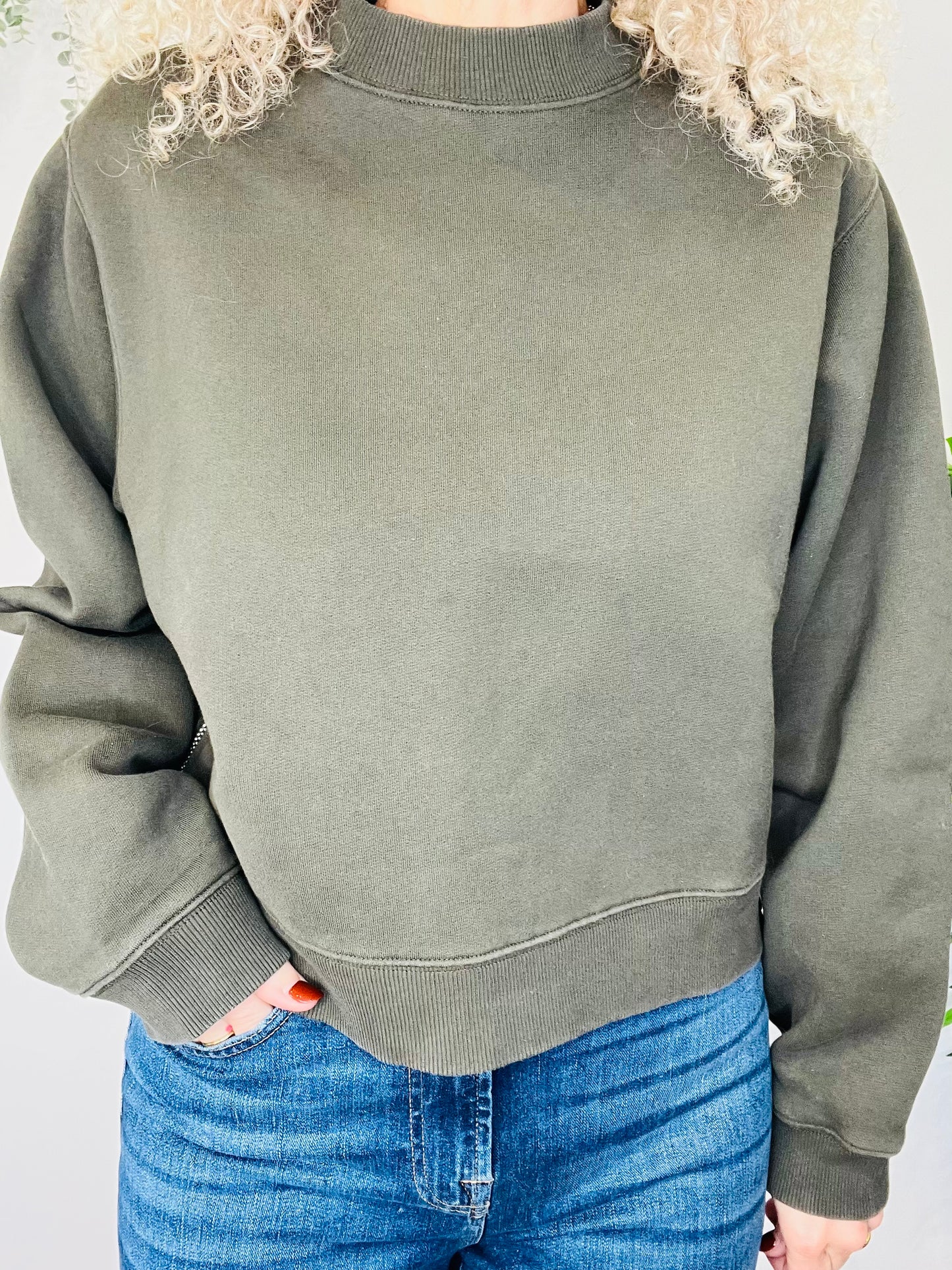 Side Zip Sweatshirt - Size M