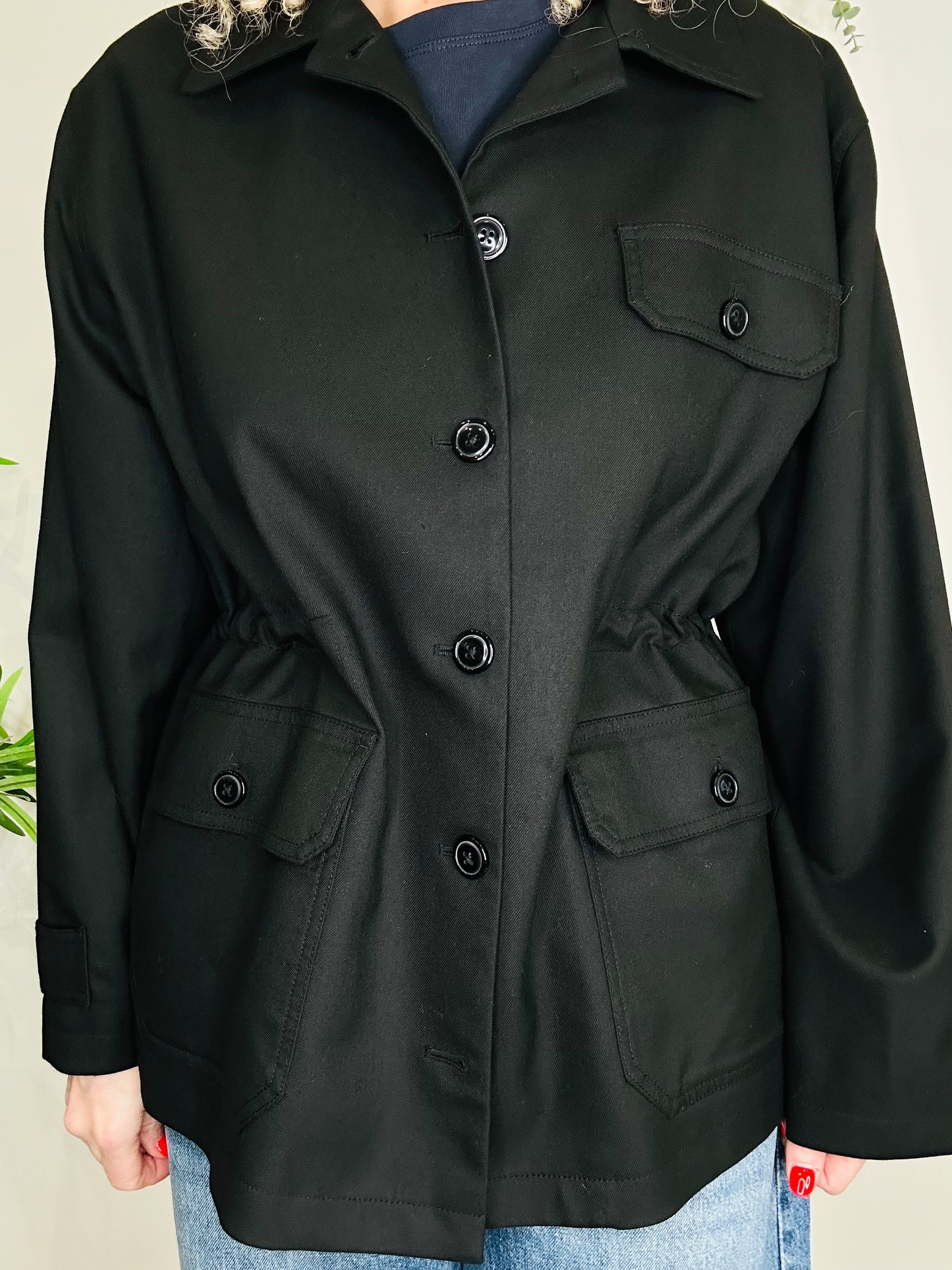 Drawstring Waist Jacket - Size M