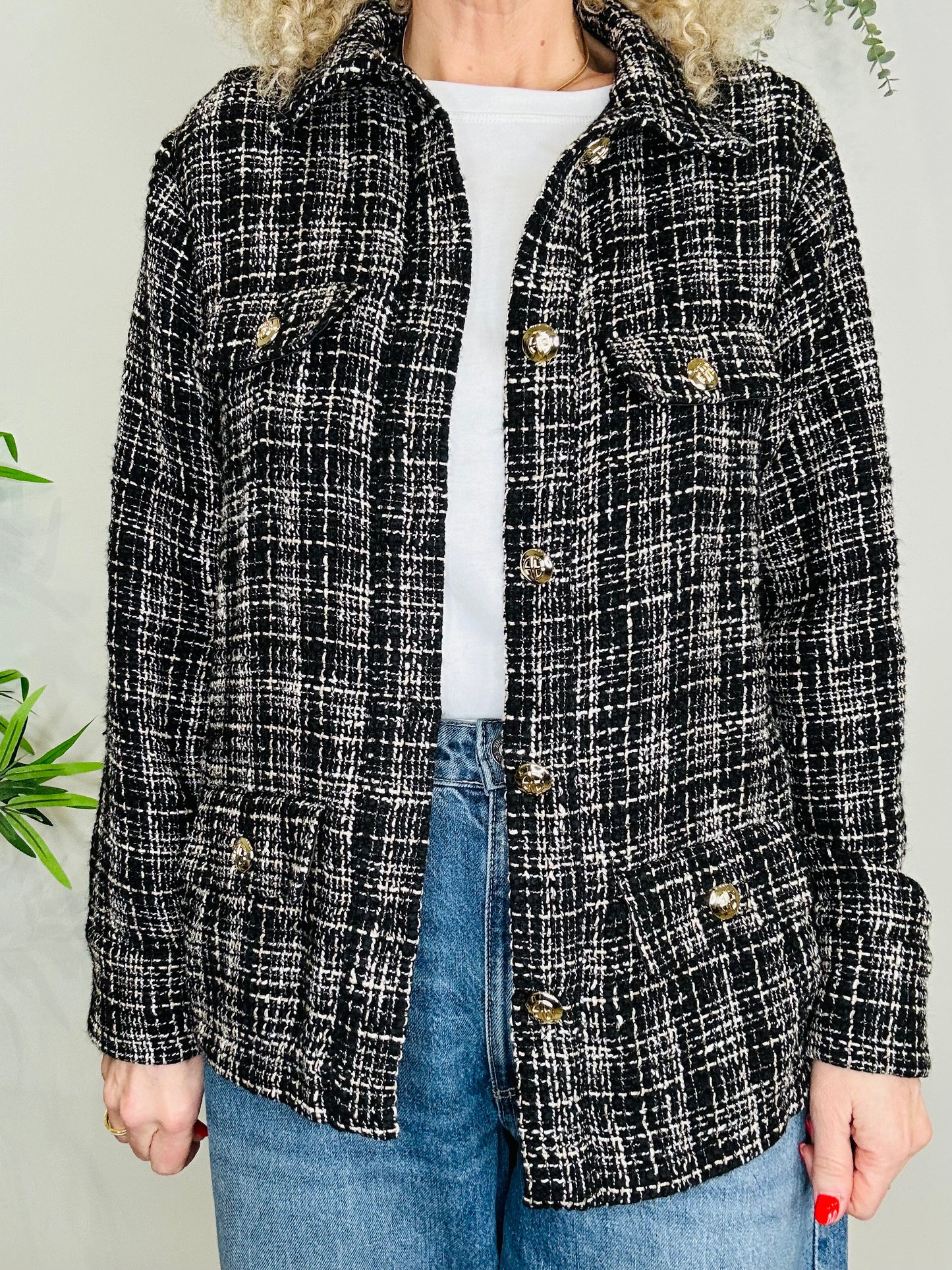 Tweed Jacket - Size S