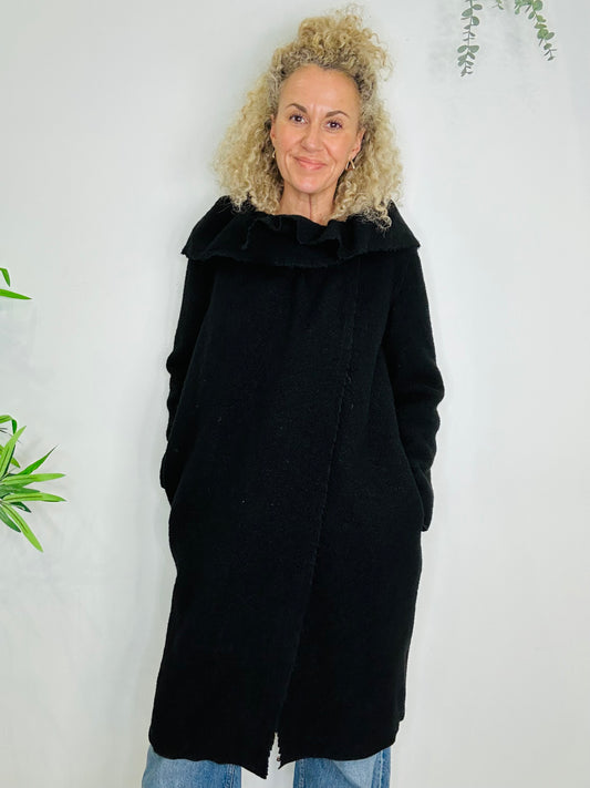 Wool Coat - Size 36