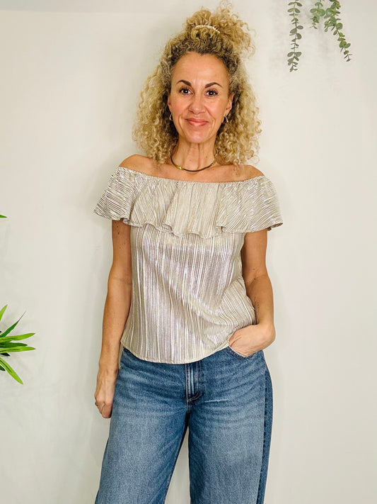 Plisse Top - Size 12