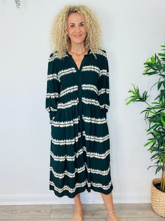 Shirred Tie Dye Dress - Size 3