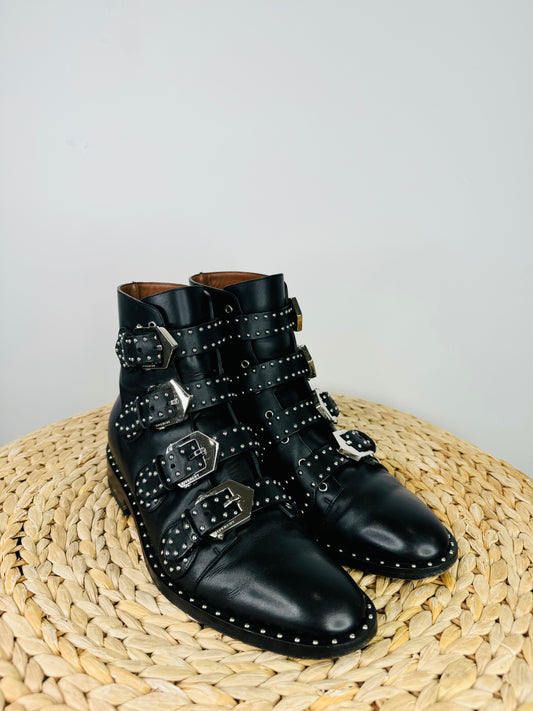 Elegant Studded Boots - Size 39.5