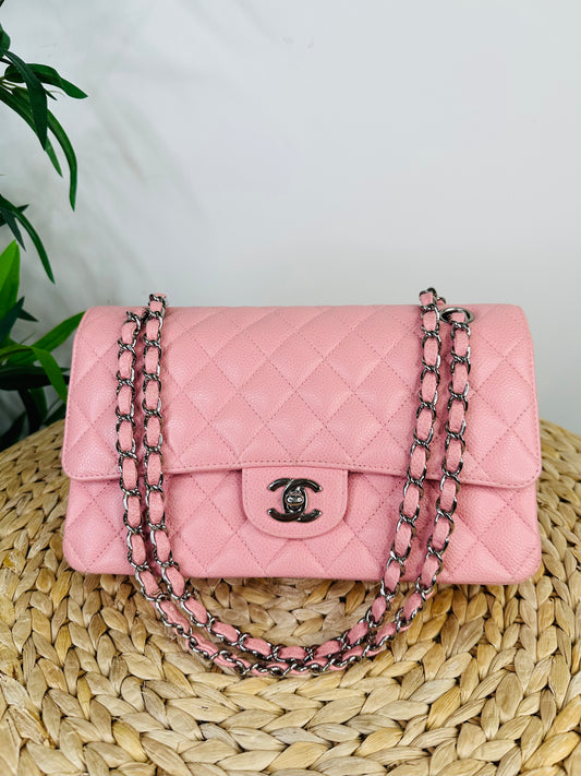 Medium Chanel Caviar Leather Double Flap Bag