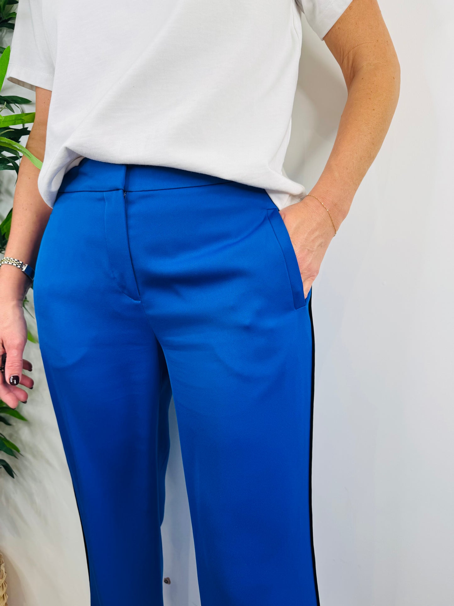 Wide Leg Trousers - Size 8