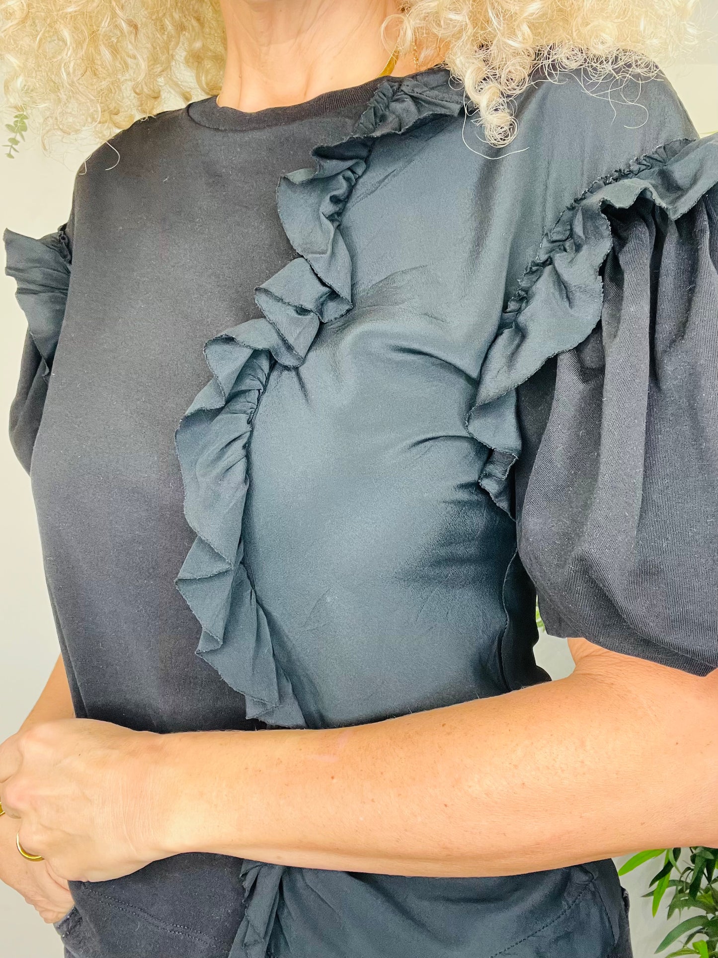 Puff Sleeve Top - Size M