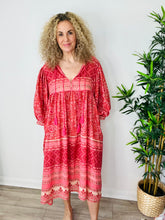 Load image into Gallery viewer, Patterned Cotton Dress - Size L

