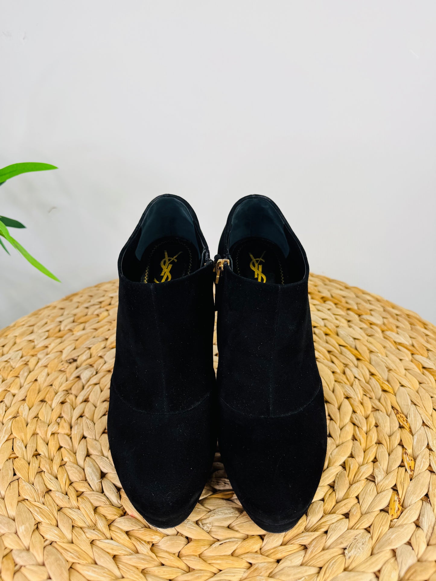 Suede Platform Boots - Size 39