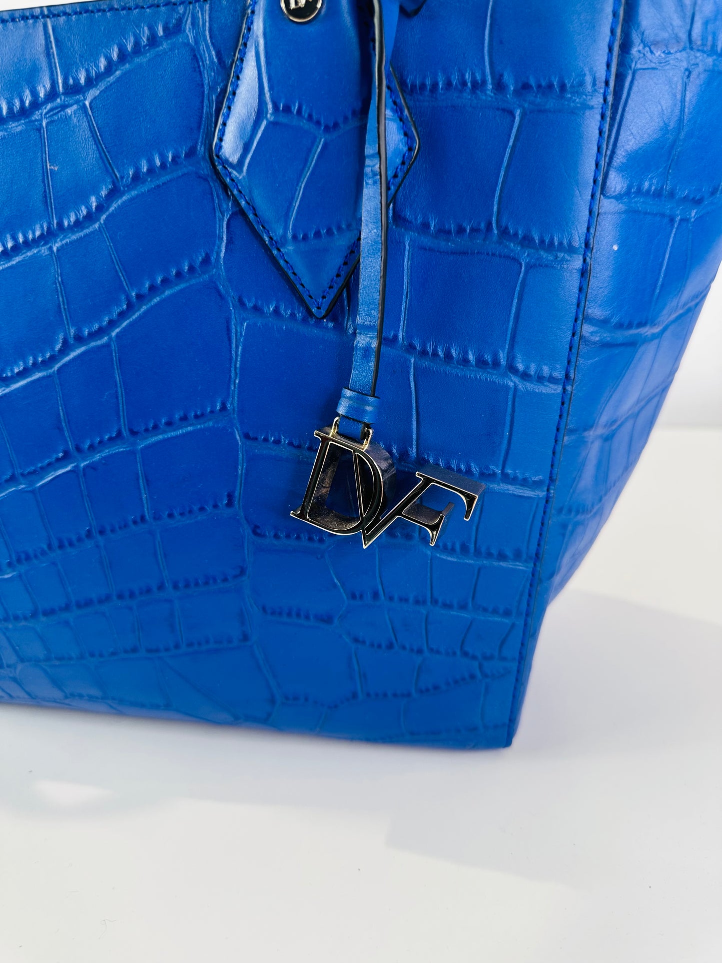 Moc Croc Leather Tote