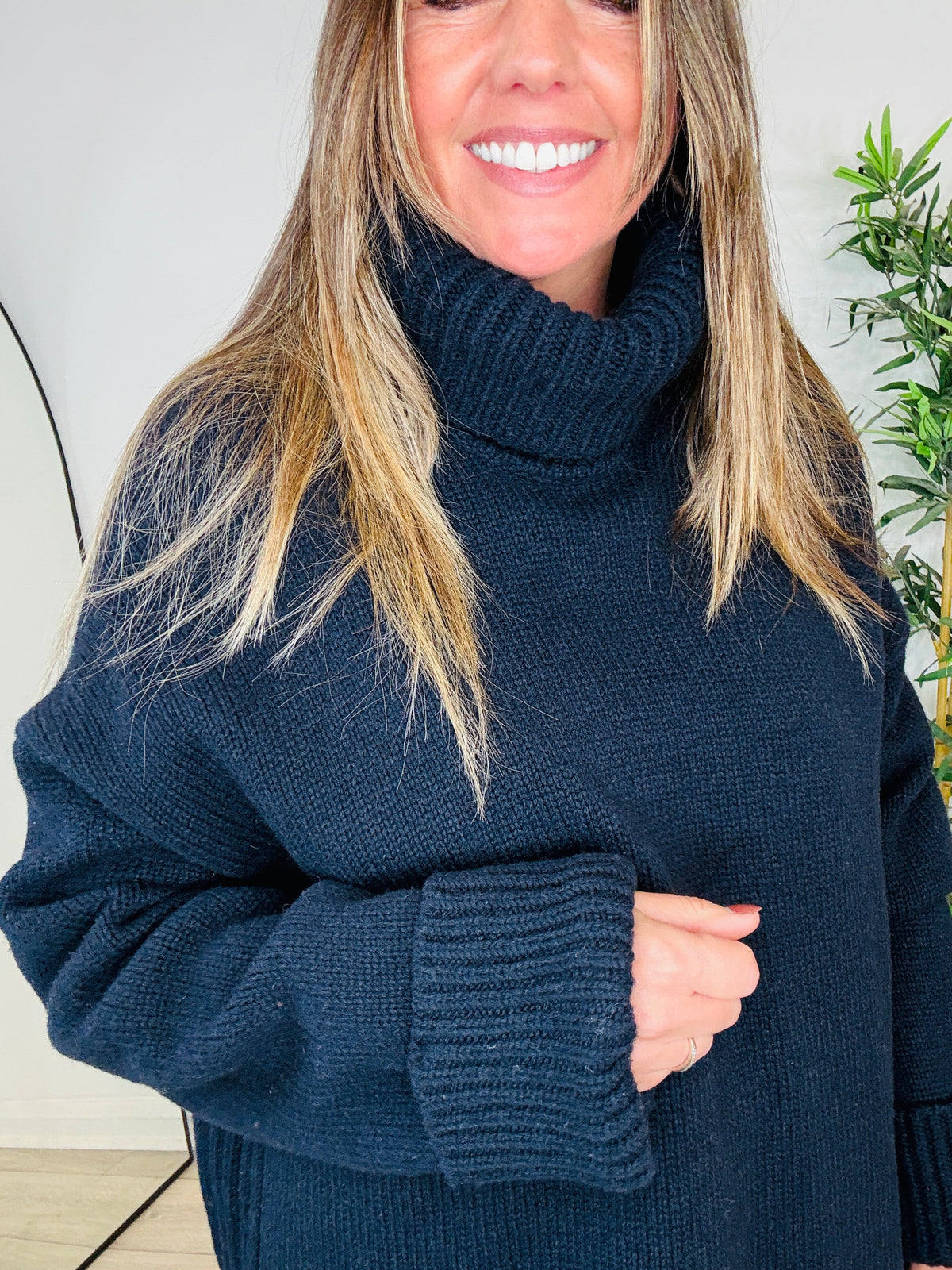 Roll-Neck Jumper - Size S