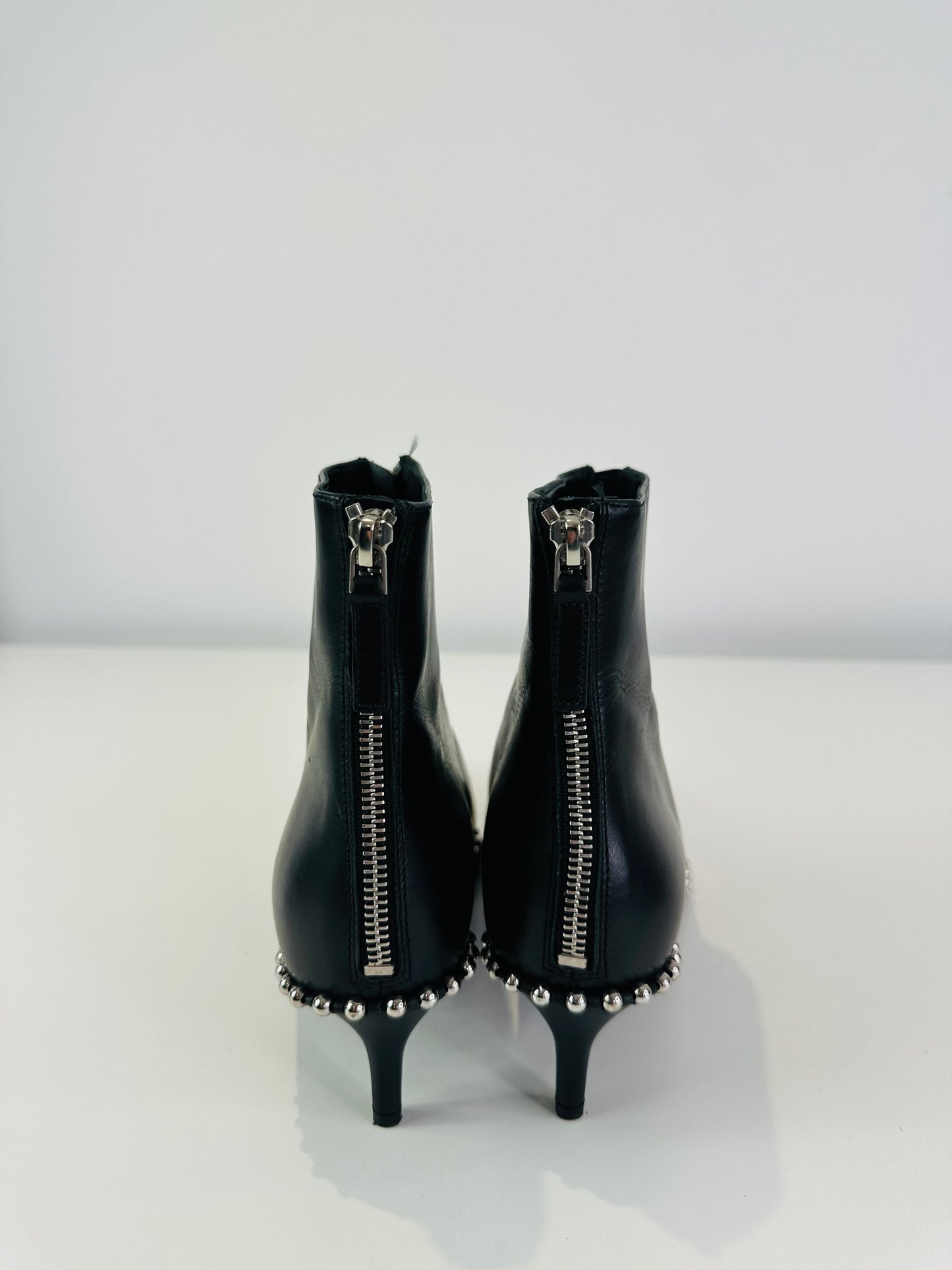 Studded Leather Boots - Size 37.5