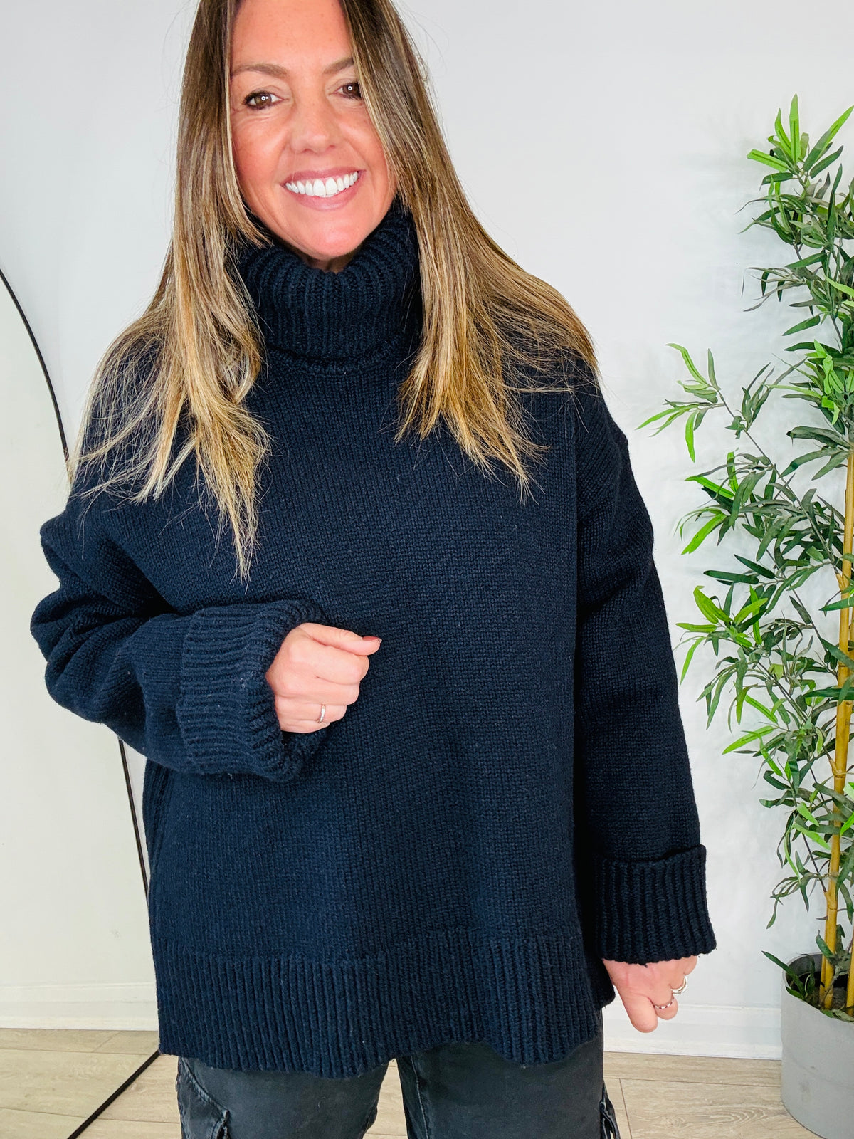 Roll-Neck Jumper - Size S