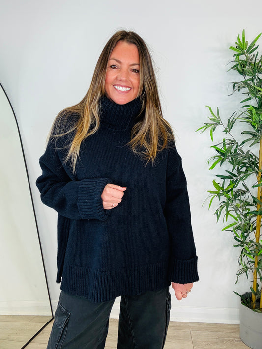 Roll-Neck Jumper - Size S