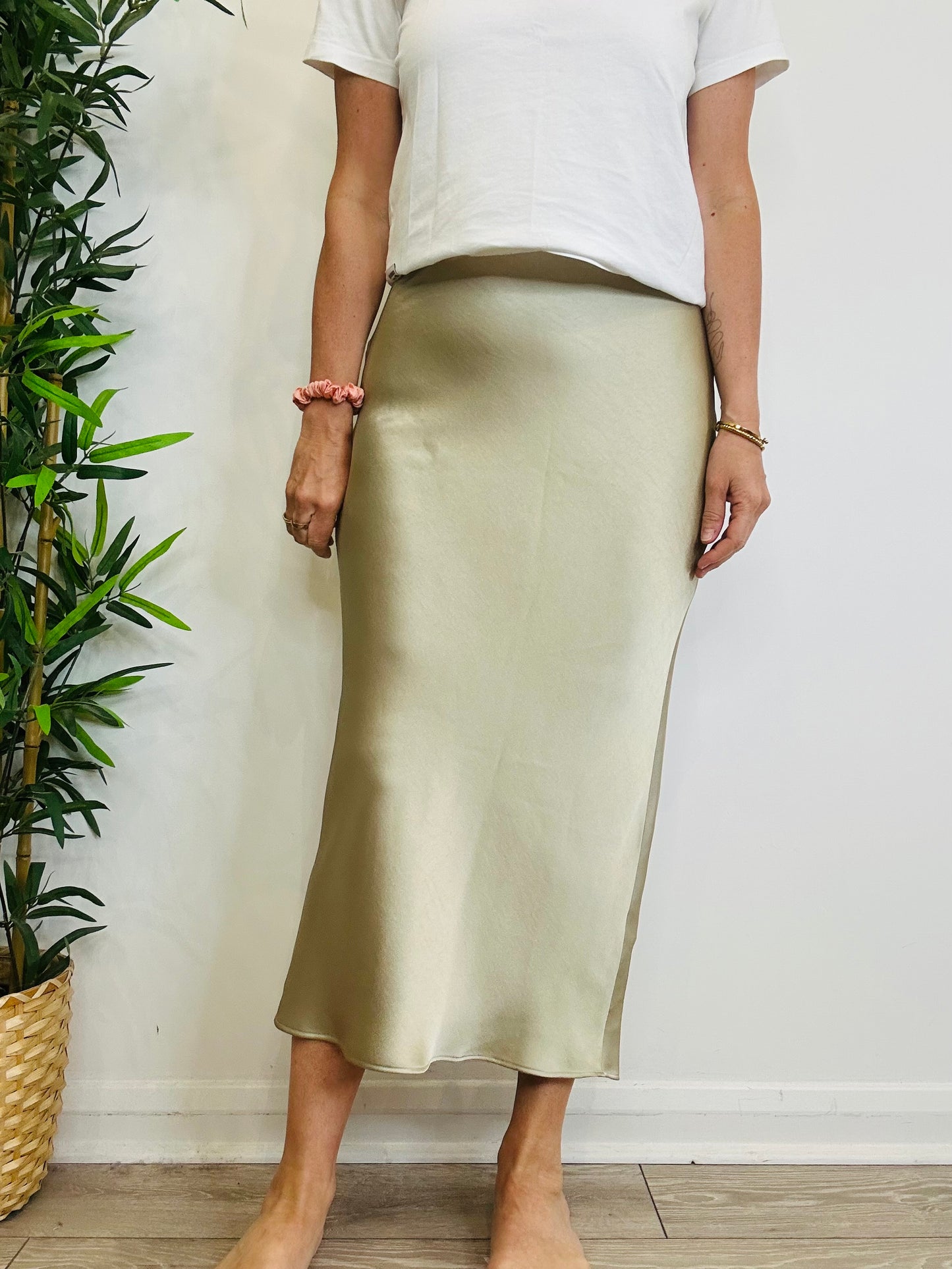 Saagneta Satin Skirt - Size S