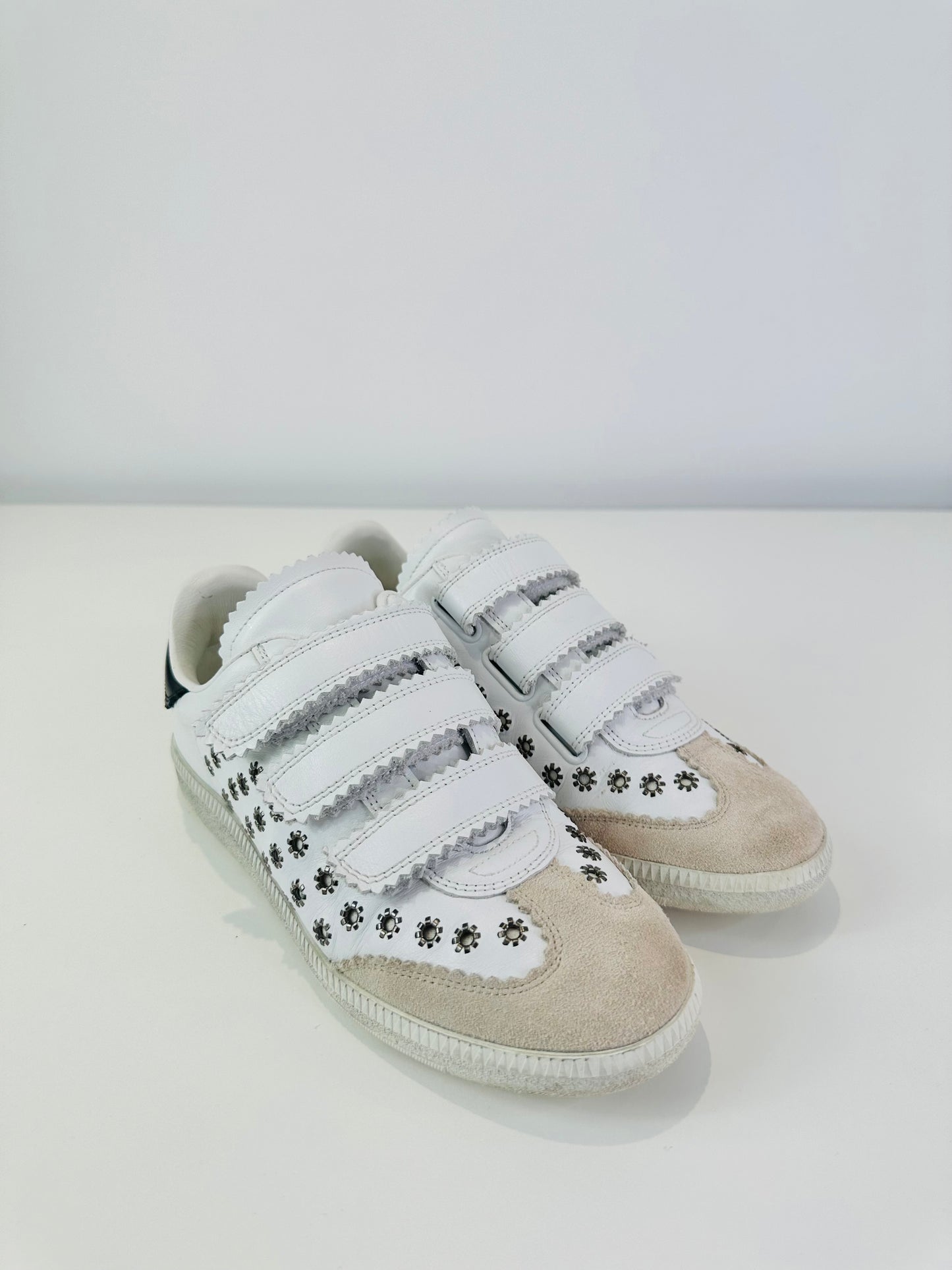 Beth Leather Trainers - Size 37