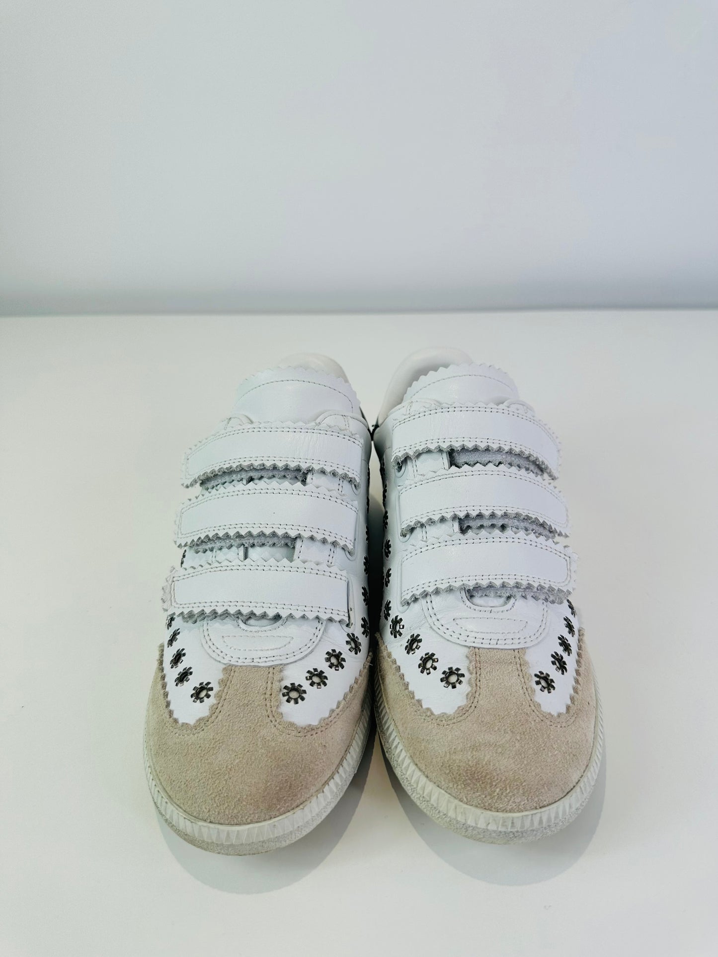 Beth Leather Trainers - Size 37