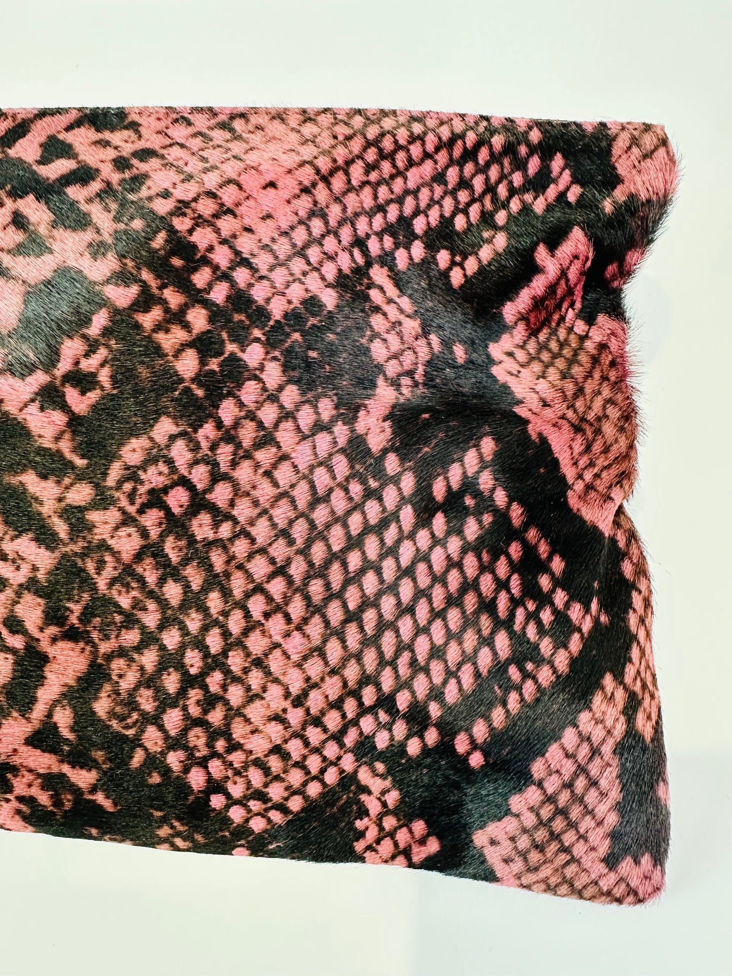 Snakeskin Print Pouch