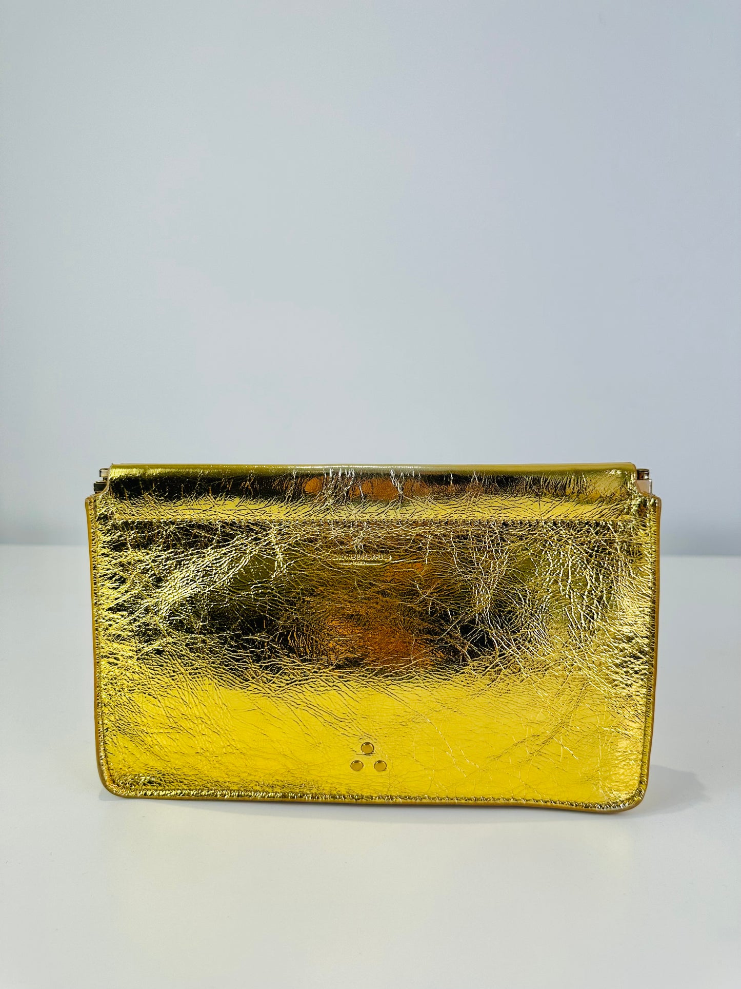 Metallic Clic Clac Clutch