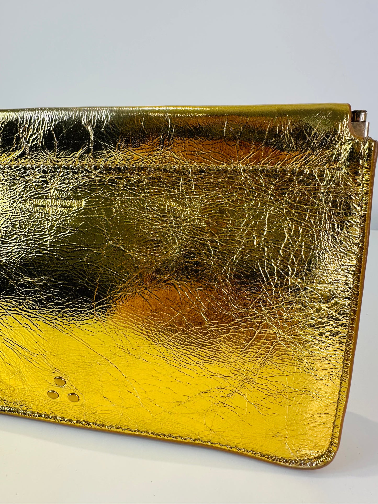 Metallic Clic Clac Clutch