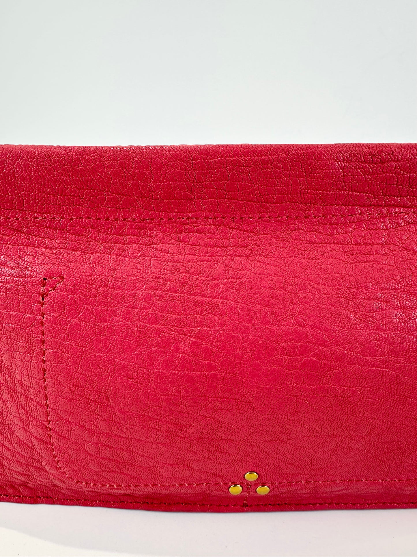 Leather Clic Clac Clutch
