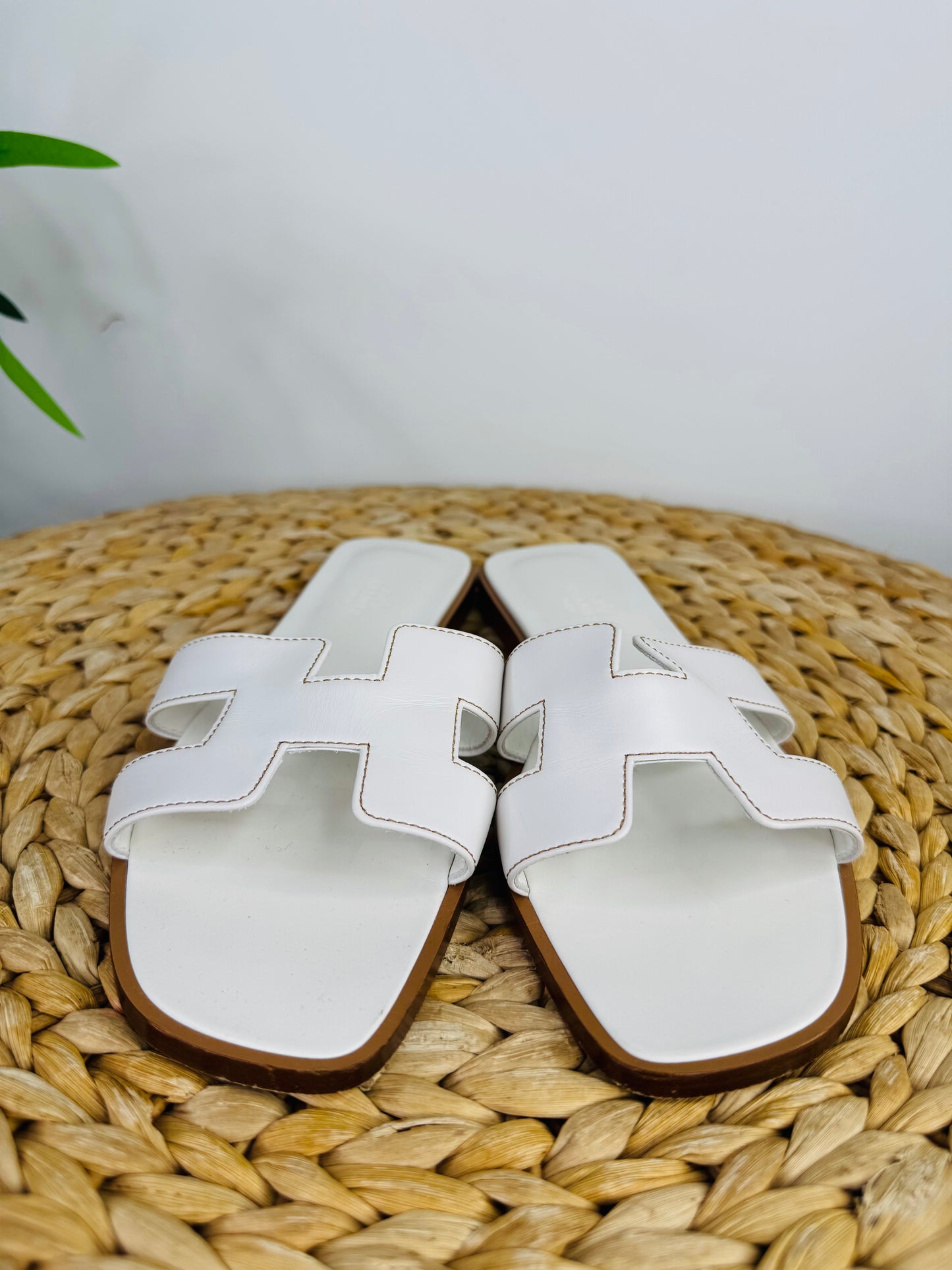 Leather Oran Sandals - Size 38.5